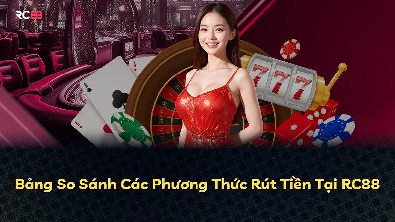 Bảng So Sánh Các Phương Thức Rút Tiền Tại RC88